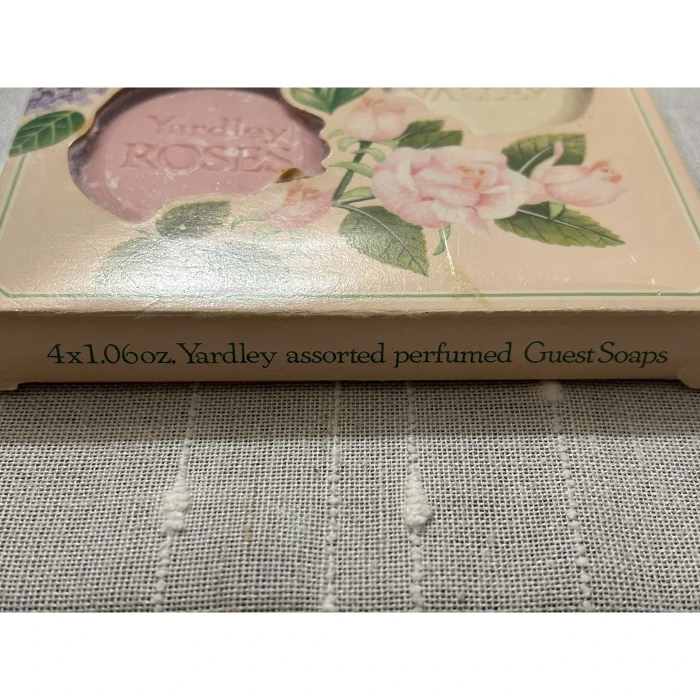 Vintage Yardley of London Guest Soaps Lilac Honeysuckle Roses Lily of the Valley